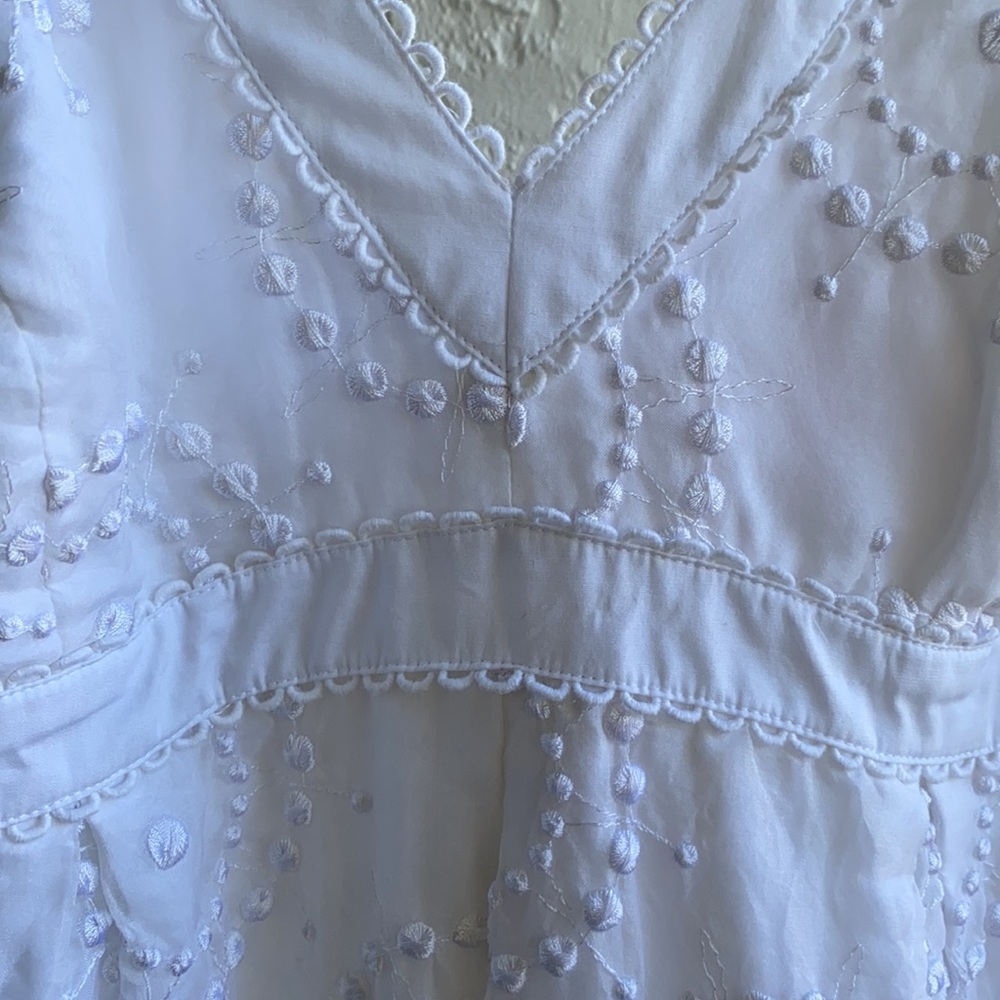 Lilly Pulitzer-wht. empire dress sz. 8 excellent condition - Picture 7 of 15